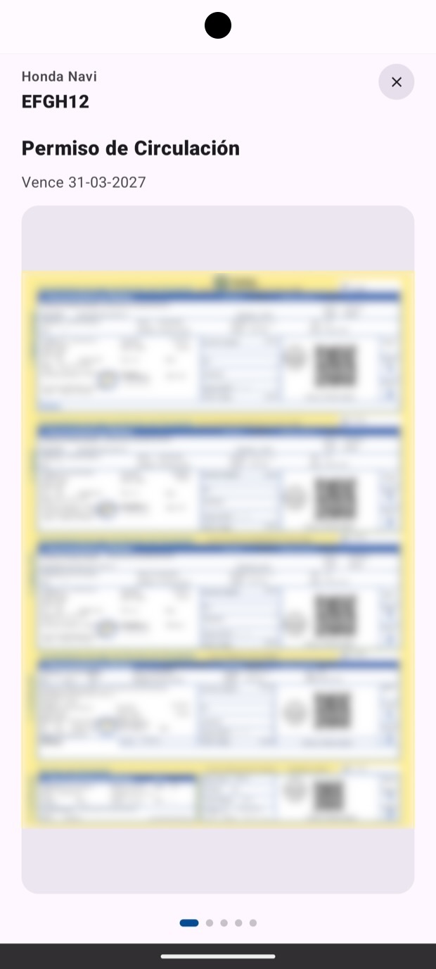 Documento en pantalla completa, Android